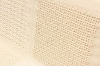 Boho Natural Cotton Throw for Home Decor and Living Room Ivory Beige