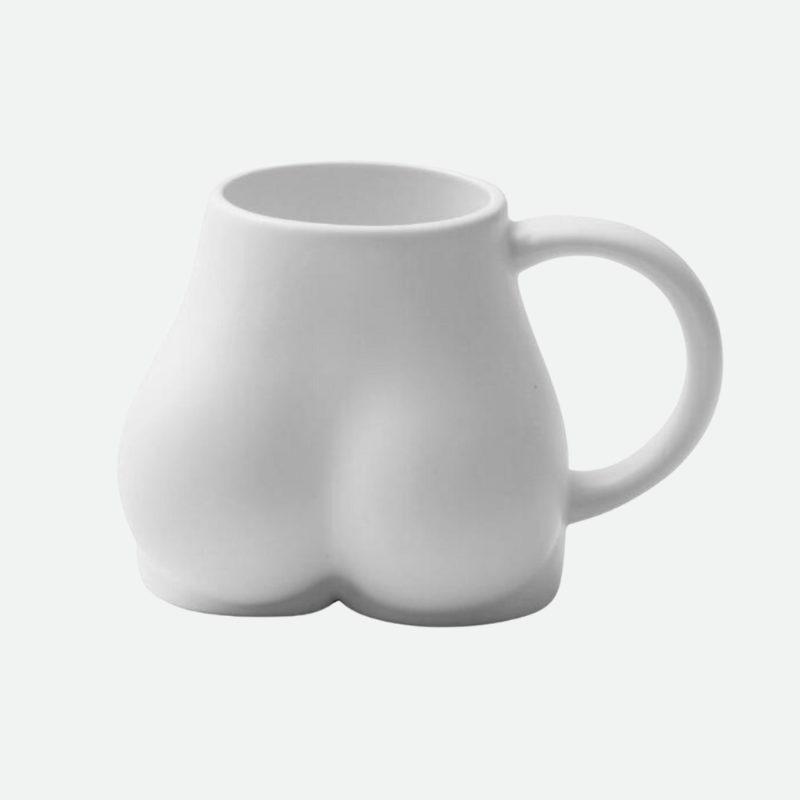 Booty Shapes Ceramic Cup-Letifly Lights and Decor