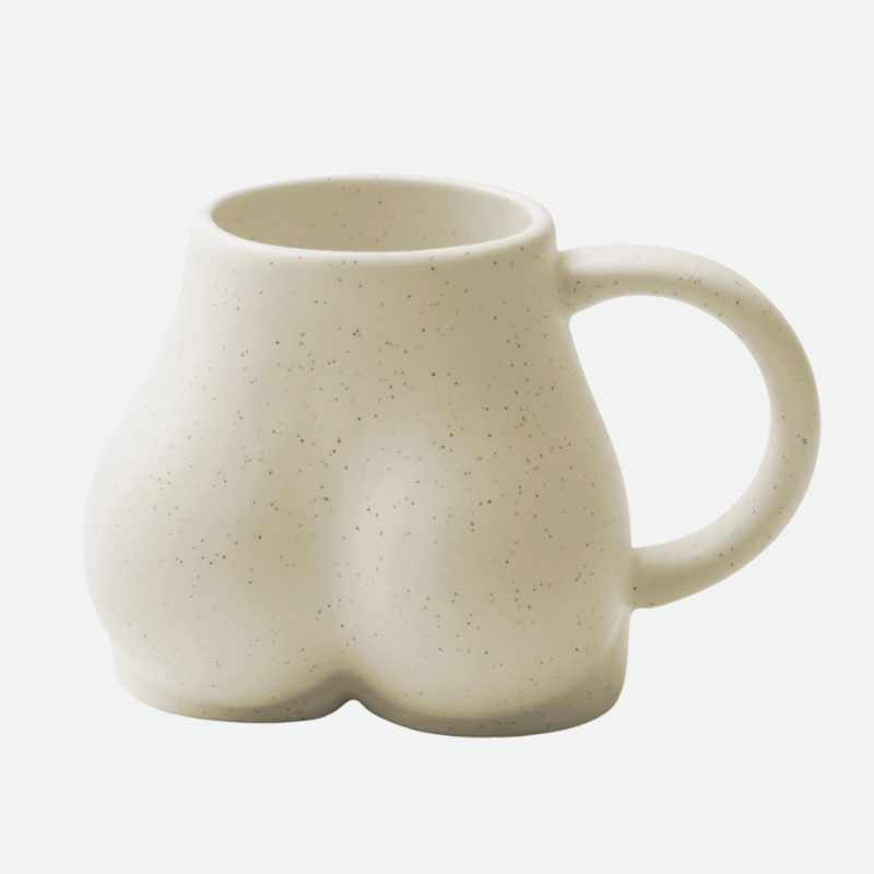 Booty Shapes Ceramic Cup-Letifly Lights and Decor