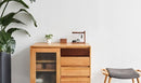 L shape walnut hanger