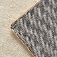 Persian Style Soft Geometric Area Rug Modern Minimalistic Ivory Red