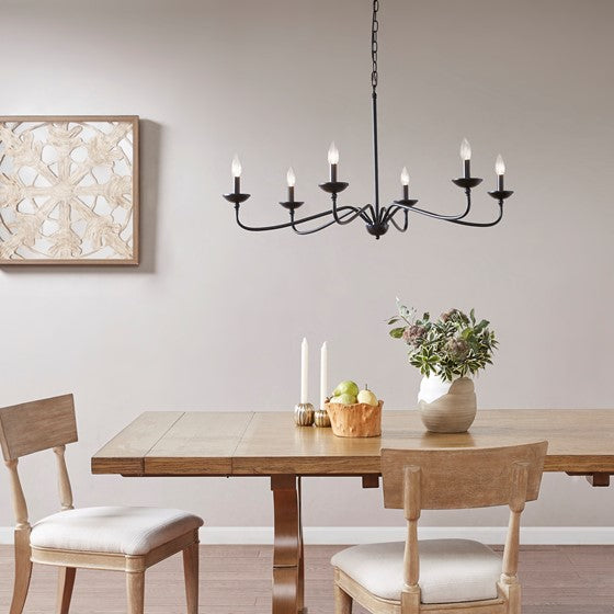 Brighton Farmhouse Metal Chandelier-Letifly Lights and Decor