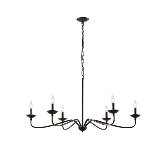 Brighton Farmhouse Metal Chandelier-Letifly Lights and Decor