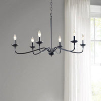 Brighton Farmhouse Metal Chandelier-Letifly Lights and Decor