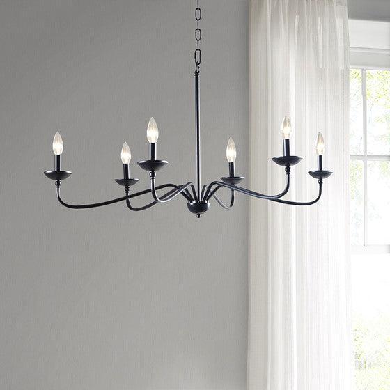 Brighton Farmhouse Metal Chandelier-Letifly Lights and Decor