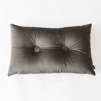 Button Square Velvet Cushion Pillow-Letifly Lights and Decor