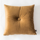 square colorful buttoned center velvet cushion pillow