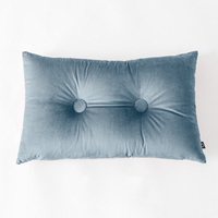 Button Square Velvet Cushion Pillow-Letifly Lights and Decor