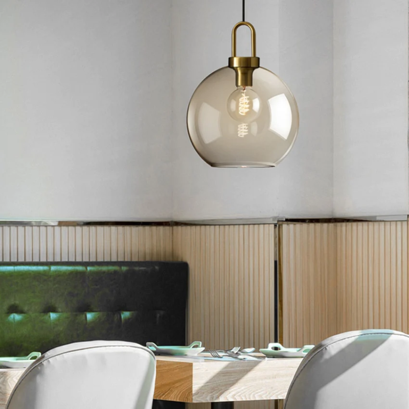 Cafe Sculpted Glass Pendant Light-Letifly Lights and Decor