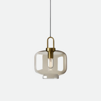 Cafe Sculpted Glass Pendant Light-Letifly Lights and Decor