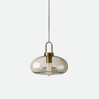 Cafe Sculpted Glass Pendant Light-Letifly Lights and Decor