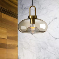 Cafe Sculpted Glass Pendant Light-Letifly Lights and Decor