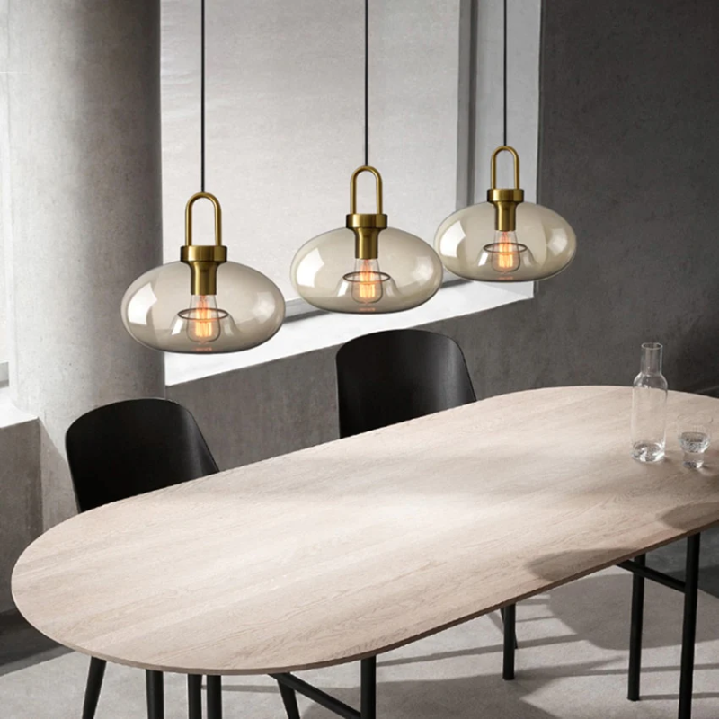 Cafe Sculpted Glass Pendant Light-Letifly Lights and Decor