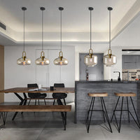 Cafe Sculpted Glass Pendant Light-Letifly Lights and Decor
