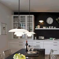 Cala Aluminum Layered Pendant Light Lamp-Letifly Lights and Decor