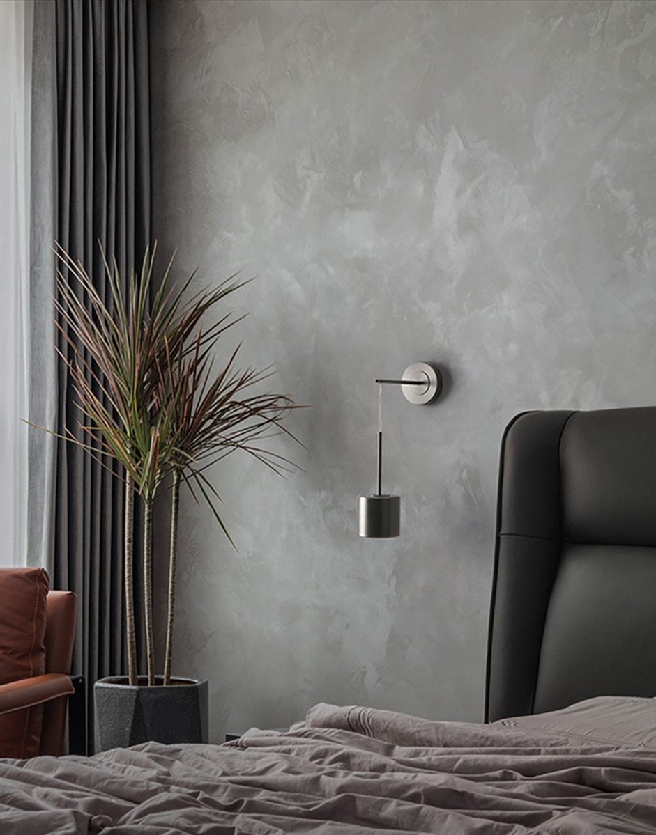 Calibre Suspended Metal Wall Lamp-Letifly Lights and Decor