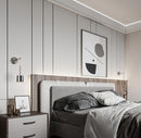 Round Polished Iron Wall Light