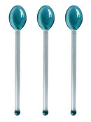 Multifunctional Heat-Resistant Glass Dessert Spoon Colored Candy Cane Spring Sweets Cocktails