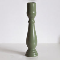 Glazed Ceramic Candle & Flower Holders
