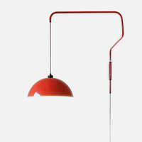 LED Arm Red Wall Lamp for Living/Dining Room 