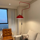 LED Arm Red Wall Lamp for Living/Dining Room 