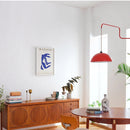 LED Arm Red Wall Lamp for Living/Dining Room 
