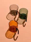 Glass Cup contrast color creative design