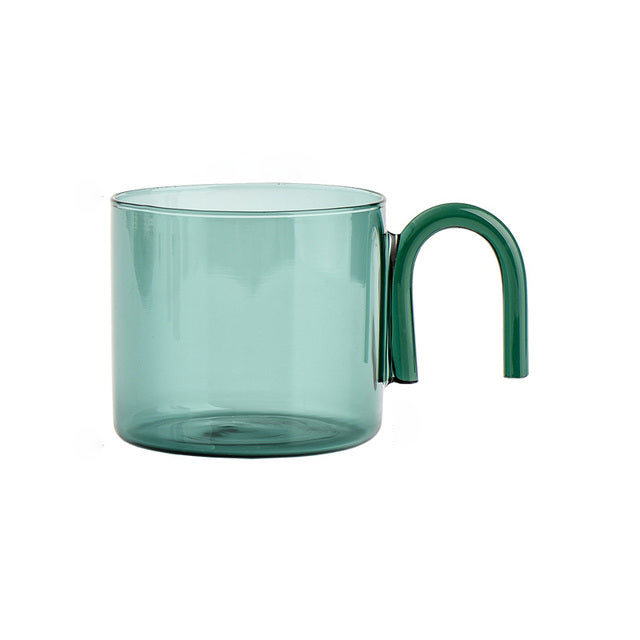 Glass Cup contrast color creative design