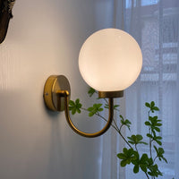 Chromatic Glass Globe Wall Lamp-Letifly Lights and Decor