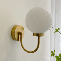 Chromatic Glass Globe Wall Lamp-Letifly Lights and Decor