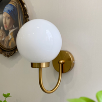 Chromatic Glass Globe Wall Lamp-Letifly Lights and Decor