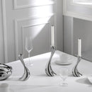 Chrome Wave Candle Holders-Letifly Lights and Decor