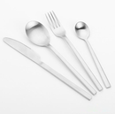 stainless steel matte silver cutlery set