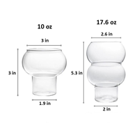 Round Small Large Cocktail Glass Size Chart