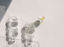 Clear Droplet Cocktail Glass - Final Sale-Letifly Lights and Decor