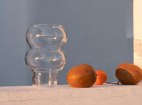 Clear Droplet Cocktail Glass - Final Sale-Letifly Lights and Decor