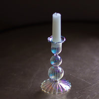 Candle Holder Decorative Accents in Rainbow Vase Candlestick Holder Design
