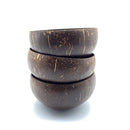 Round Brown Coconut Bowls