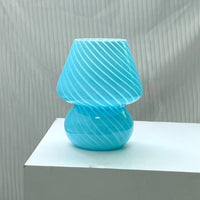Coco Swirl Glass Table Lamp-Letifly Lights and Decor