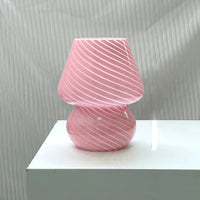 Coco Swirl Glass Table Lamp-Letifly Lights and Decor