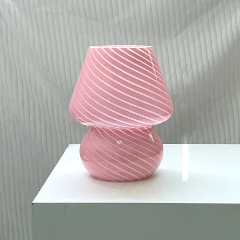 Coco Swirl Glass Table Lamp-Letifly Lights and Decor