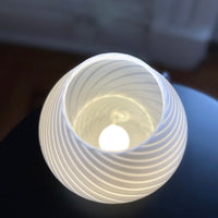 Coco Swirl Glass Table Lamp-Letifly Lights and Decor
