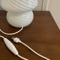 Coco Swirl Glass Table Lamp-Letifly Lights and Decor