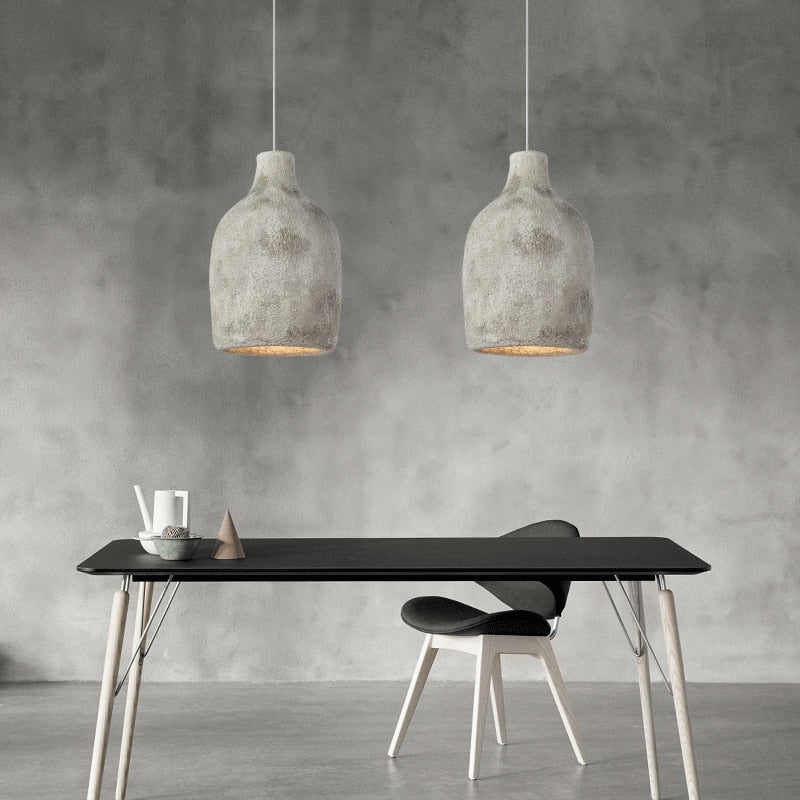 Cocoon Ceramic Resin Pendant Lamp