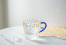 Confetti Printed Glass Mug