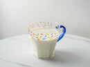 Confetti Printed Glass Mug
