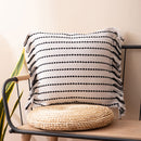 Contrast Stitch Cotton Pillow Cover-Letifly Lights and Decor