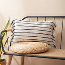 Contrast Stitch Cotton Pillow Cover-Letifly Lights and Decor