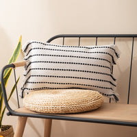 Contrast Stitch Cotton Pillow Cover-Letifly Lights and Decor