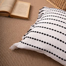 Contrast Stitch Cotton Pillow Cover-Letifly Lights and Decor